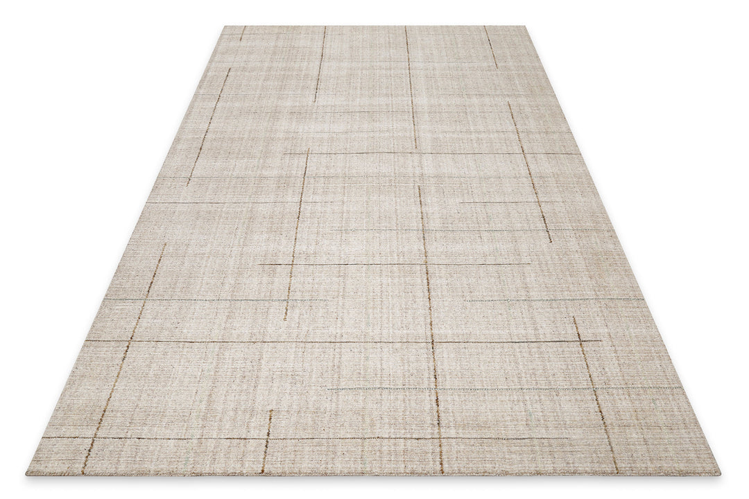 Kurzflor Teppich Greige "Milly" WECONhome