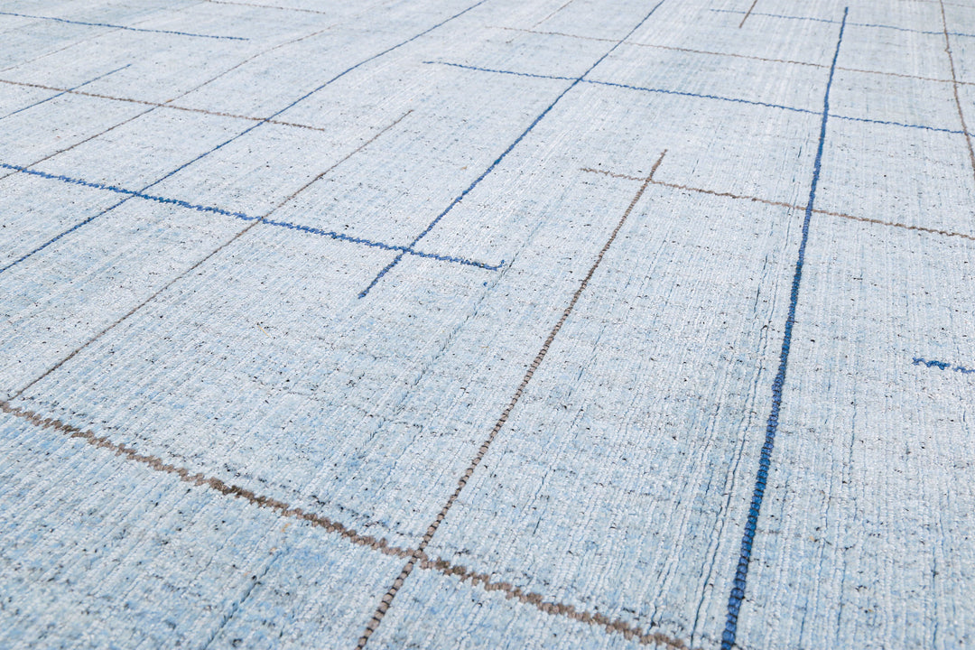 Kurzflor Teppich Licht Blau "Milly" WECONhome