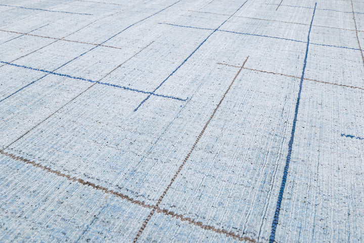 Kurzflor Teppich Licht Blau "Milly" WECONhome