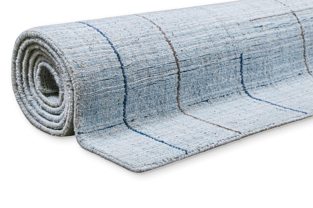 Kurzflor Teppich Licht Blau "Milly" WECONhome