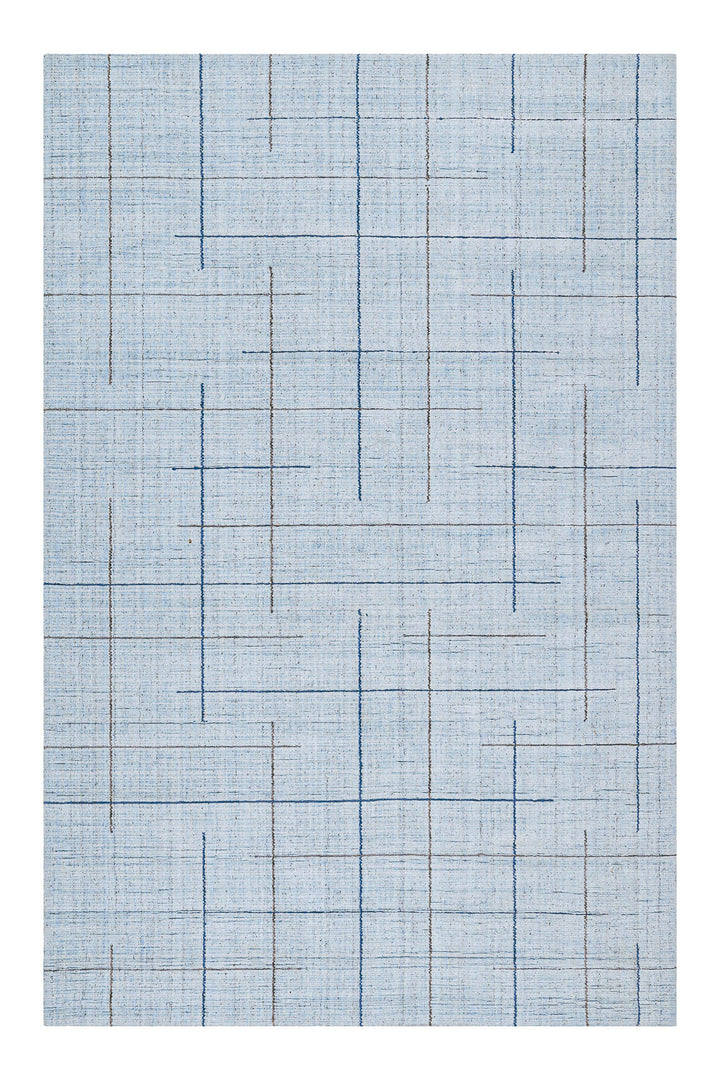 Kurzflor Teppich Licht Blau "Milly" WECONhome