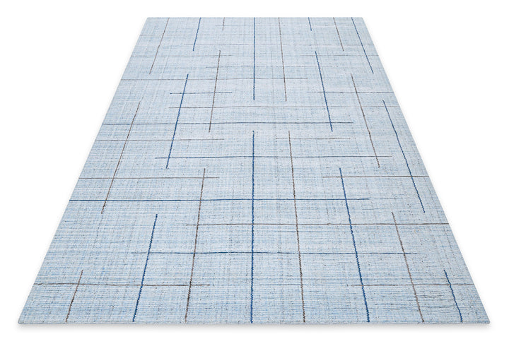 Kurzflor Teppich Licht Blau "Milly" WECONhome