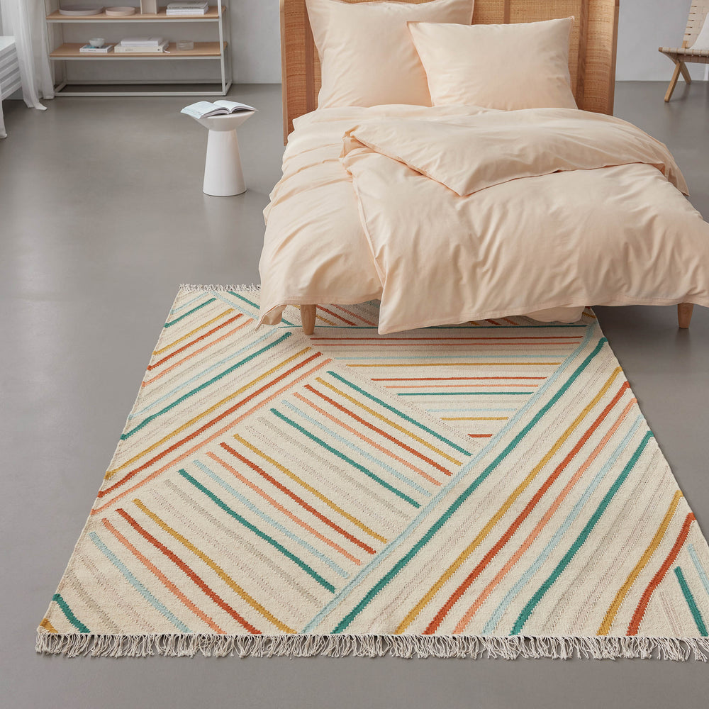 Modern Pop Teppich multi Kurzflor rechteckig