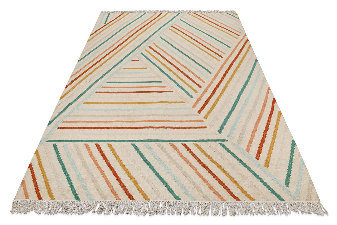 Modern Pop Teppich multi Kurzflor rechteckig