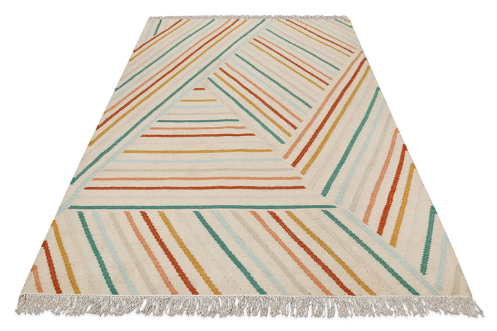 Modern Pop Teppich multi Kurzflor rechteckig