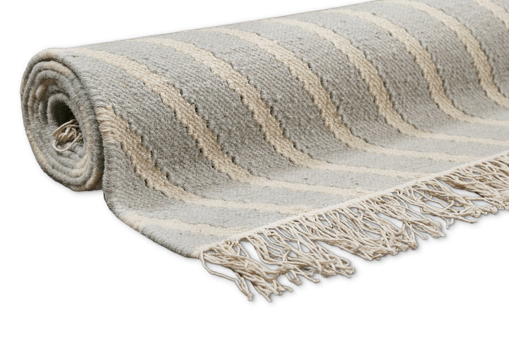 Modern Pop Teppich pastell grau Kurzflor rechteckig