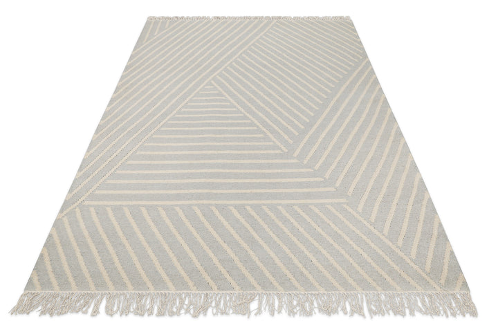 Modern Pop Teppich pastell grau Kurzflor rechteckig