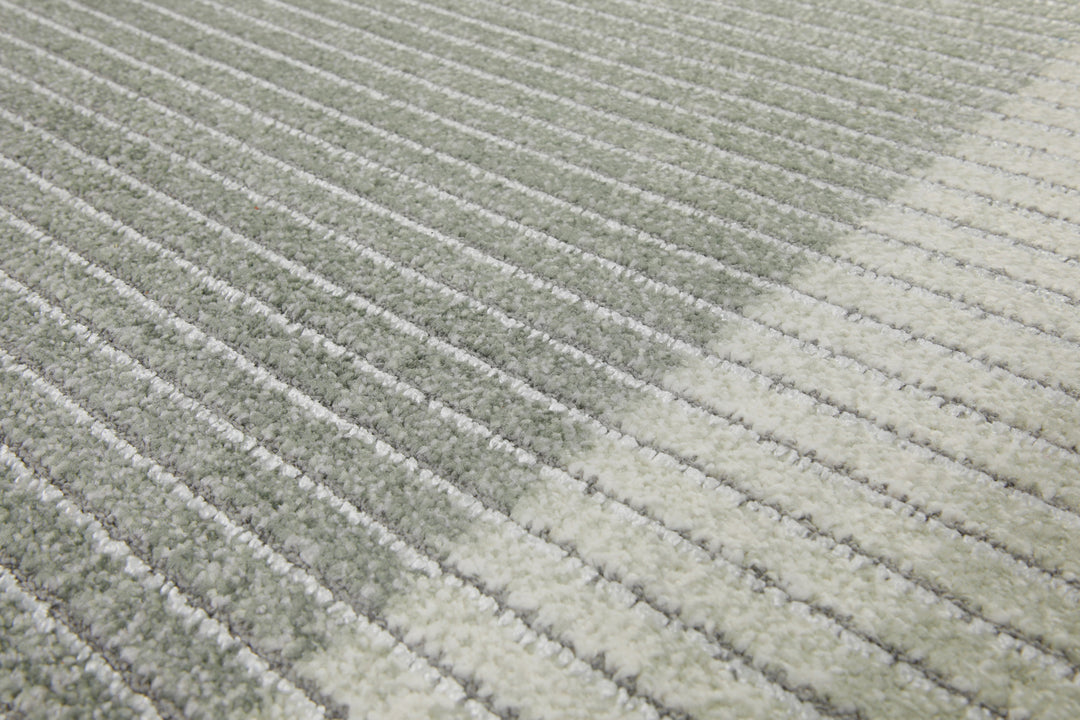 160x230 cm Teppich Wohnzimmer Graugrün