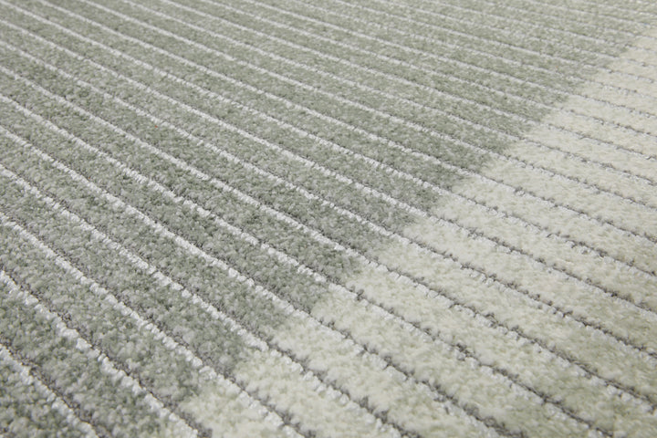 160x230 cm Teppich Wohnzimmer Graugrün