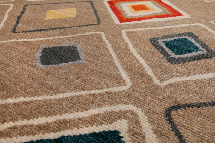 160x230 cm Teppich Wohnzimmer Braun