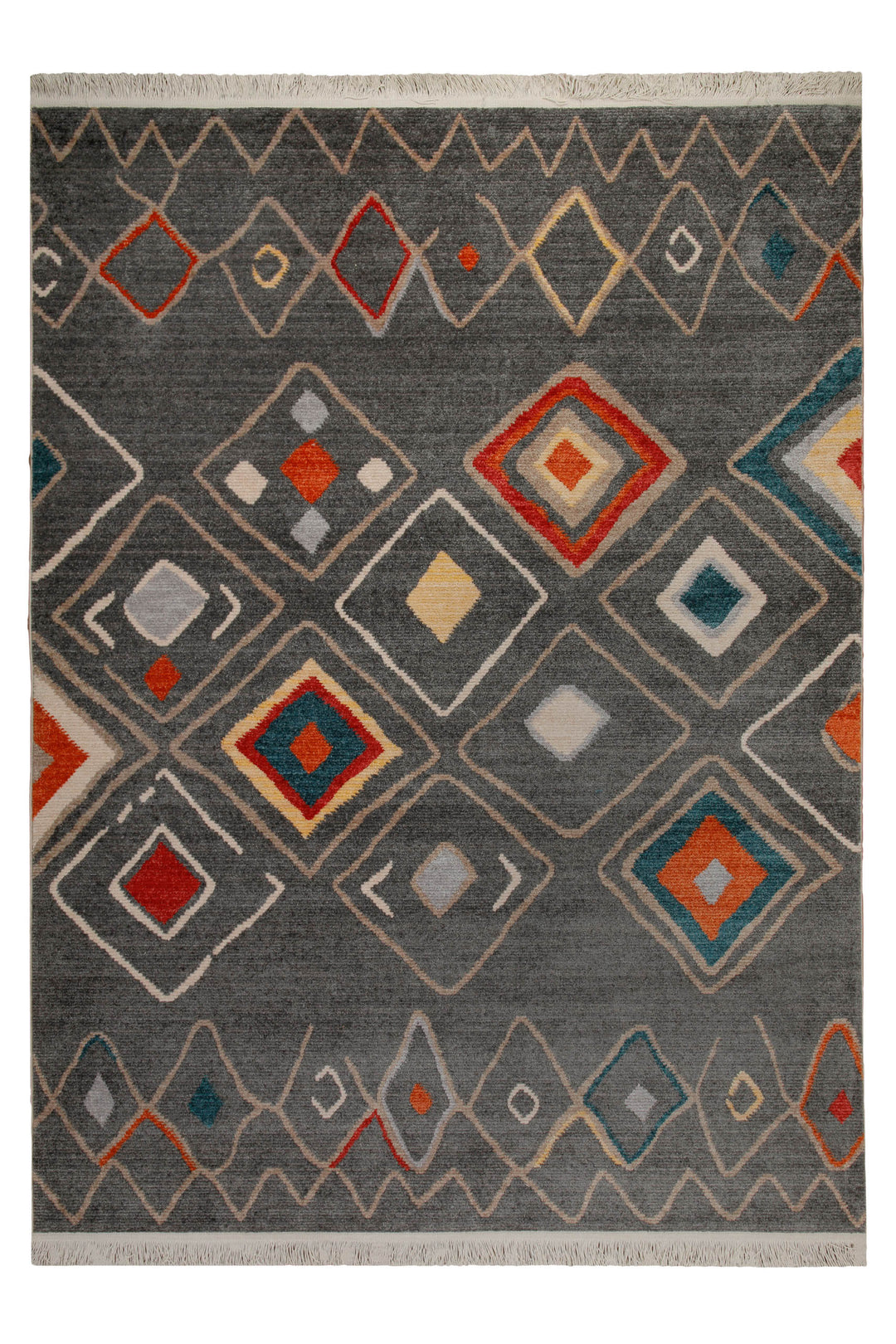 160x230 cm Teppich Wohnzimmer Anthrazit kaufen
