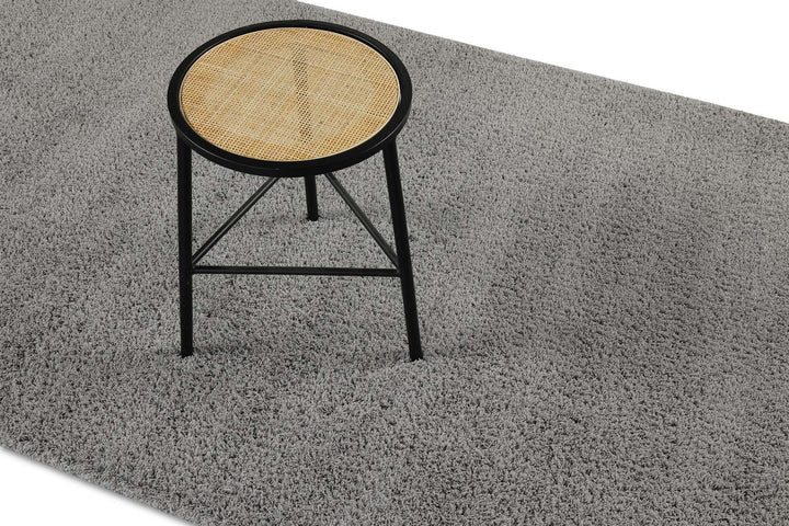 Avantgarde Teppich grau Kurzflor rechteckig