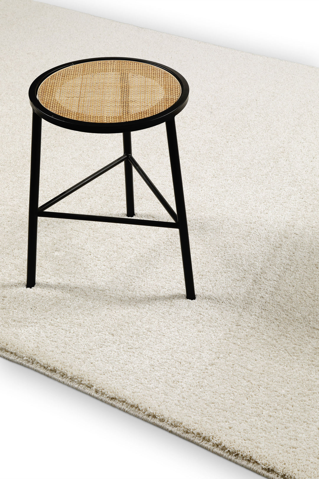 Nova Teppich creme weiß Hochflor rechteckig