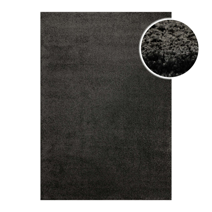 Nova Teppich anthrazit Hochflor rechteckig