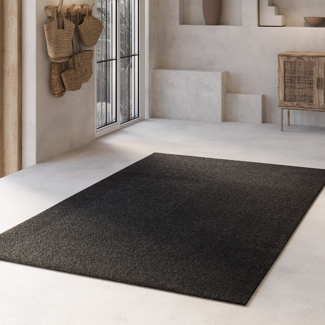 Kurzflorteppich Anthrazit Nova WECONhome Basics jetzt kaufen