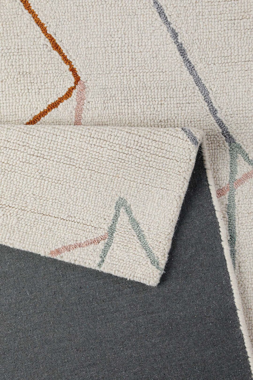 Kurzflorteppich Creme Weiß aus Schurwolle "Nox" WECONhome