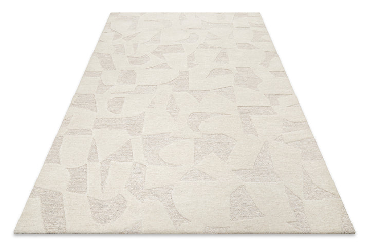 Ocean State Teppich creme weiß Kurzflor rechteckig