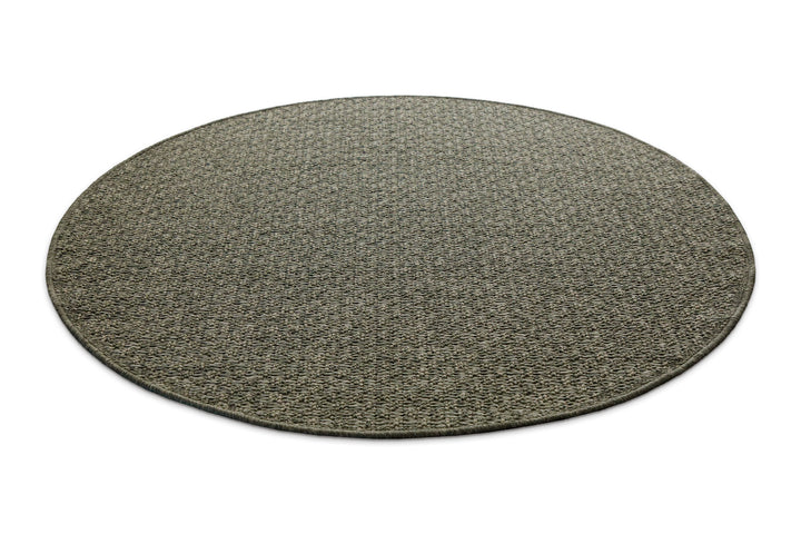In-& Outdoor Teppich Miami South Beach grau oliv rund Perspektive
