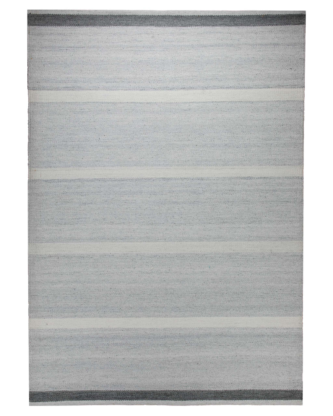 Handwebteppich Polypropylen outdoor Streifen rosé grau 160x230 cm – Freigestellte Ansicht von oben