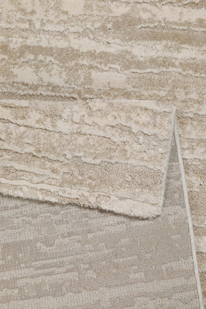 Peer Teppich beige Kurzflor rechteckig