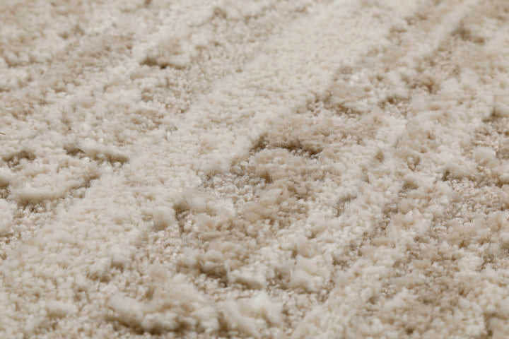 Peer Teppich beige Kurzflor rechteckig