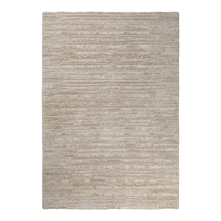 Peer Teppich beige Kurzflor rechteckig