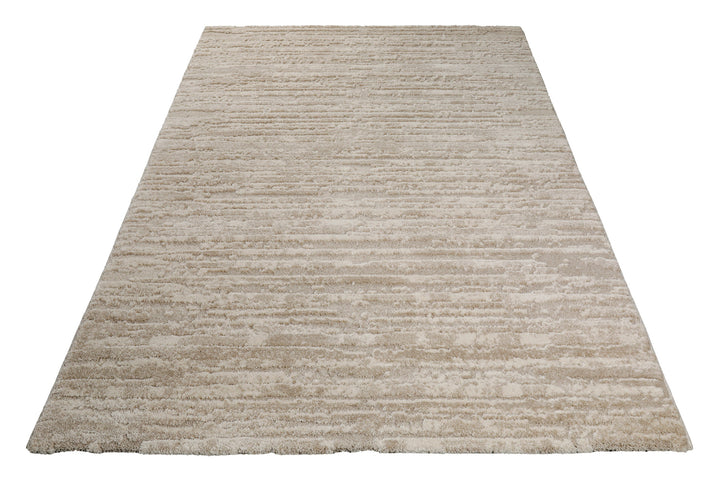 Peer Teppich beige Kurzflor rechteckig