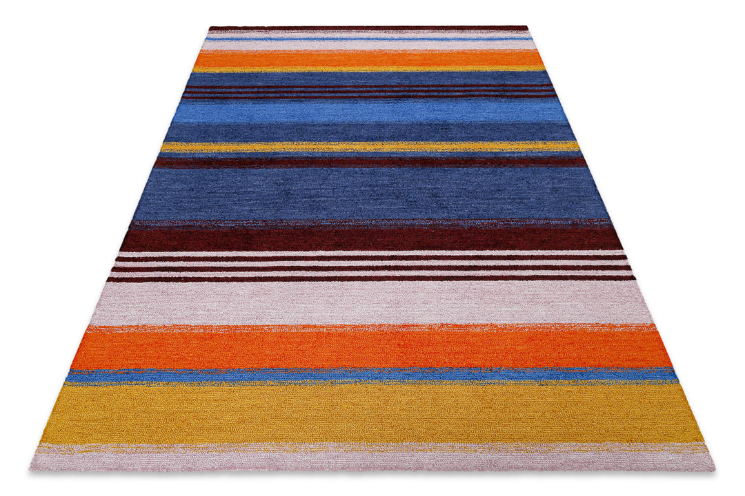 Petrol Teppich multi Kurzflor rechteckig