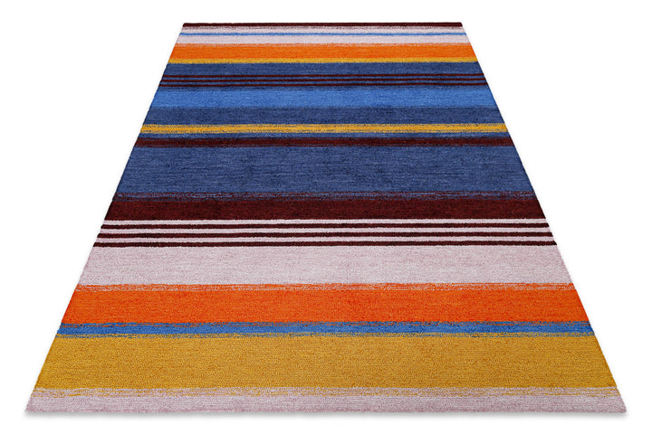 Petrol Teppich multi Kurzflor rechteckig