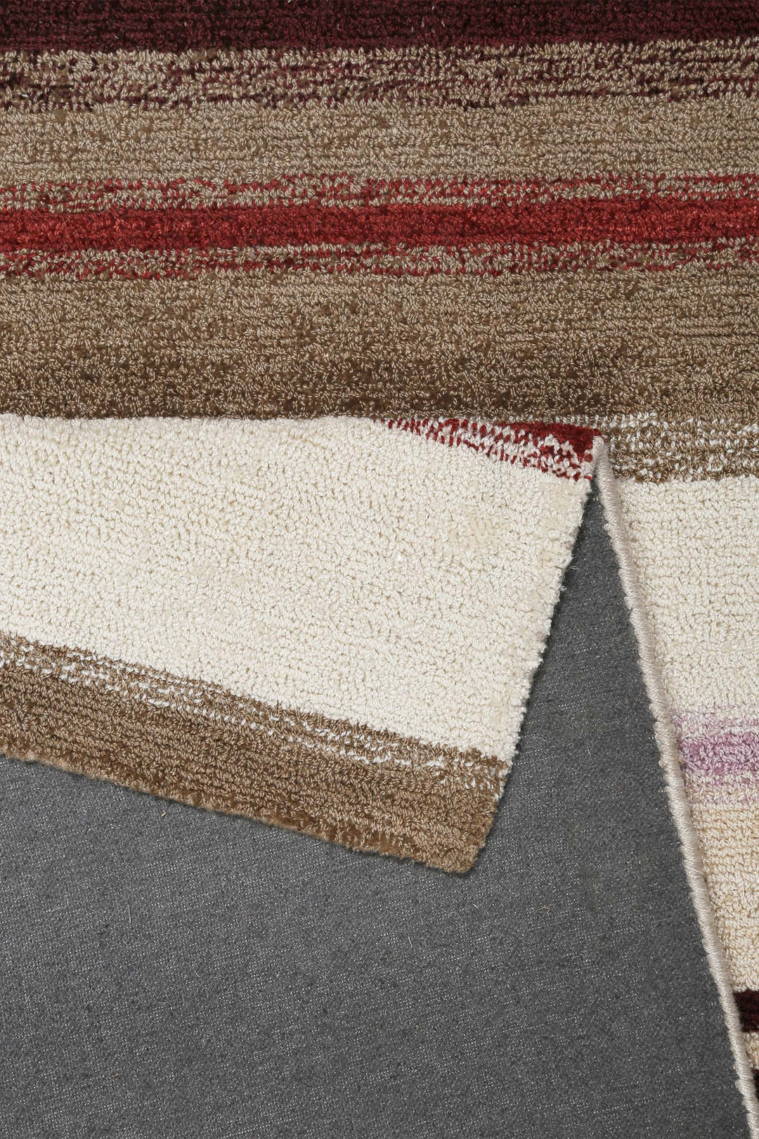 Petrol Teppich beige multi Kurzflor rechteckig