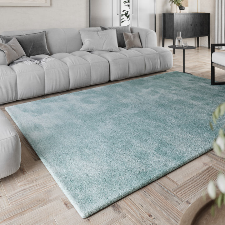 Pisa Teppich mintgrün Hochflor rechteckig