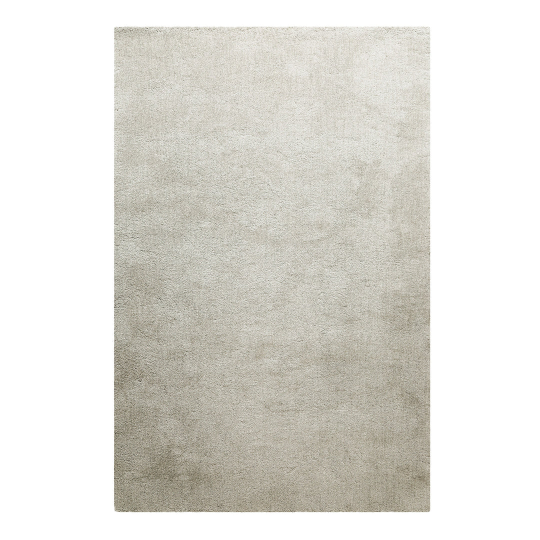Pisa Teppich hellgrau creme Hochflor rechteckig