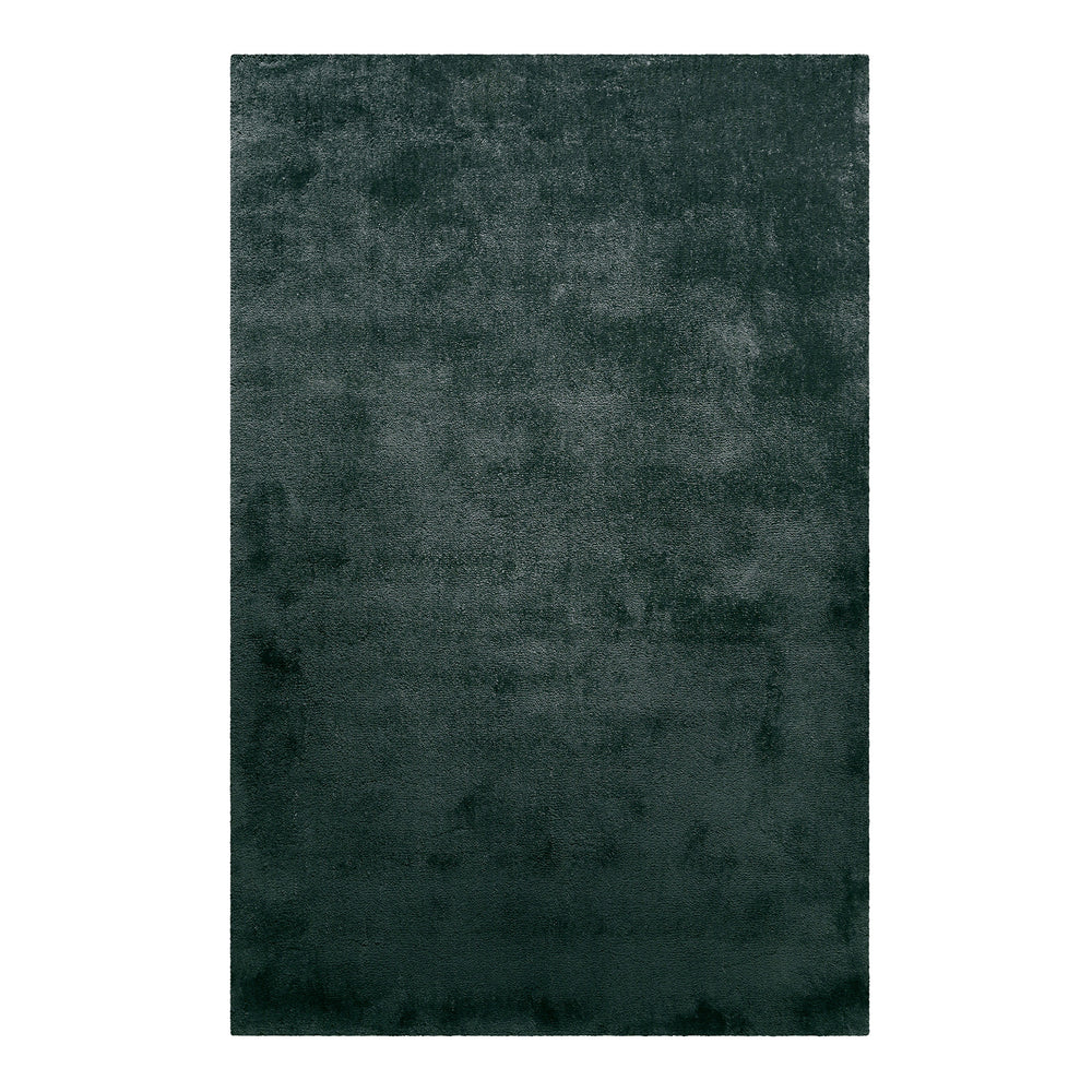 Pisa Teppich anthrazit grün Hochflor rechteckig