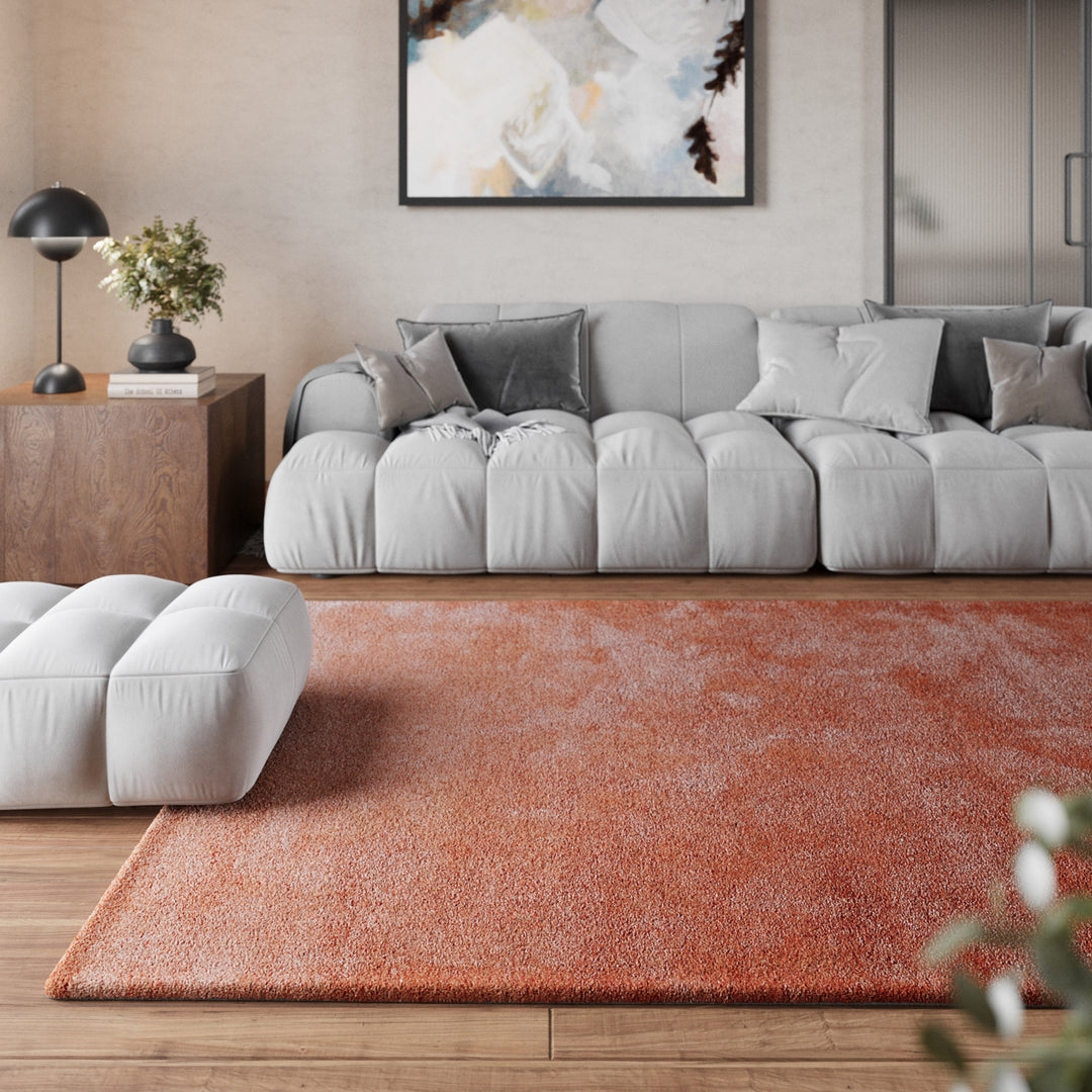 Pisa Teppich cognac Hochflor rechteckig