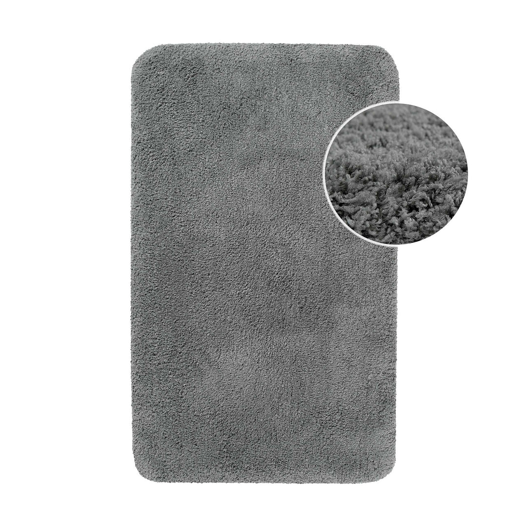 Porto Azzurro Badteppich schiefer grau Hochflor rechteckig