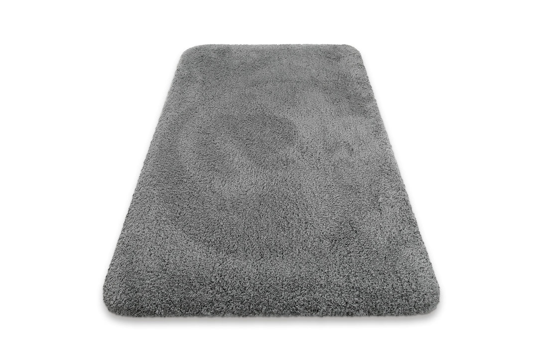 Porto Azzurro Badteppich schiefer grau Hochflor rechteckig