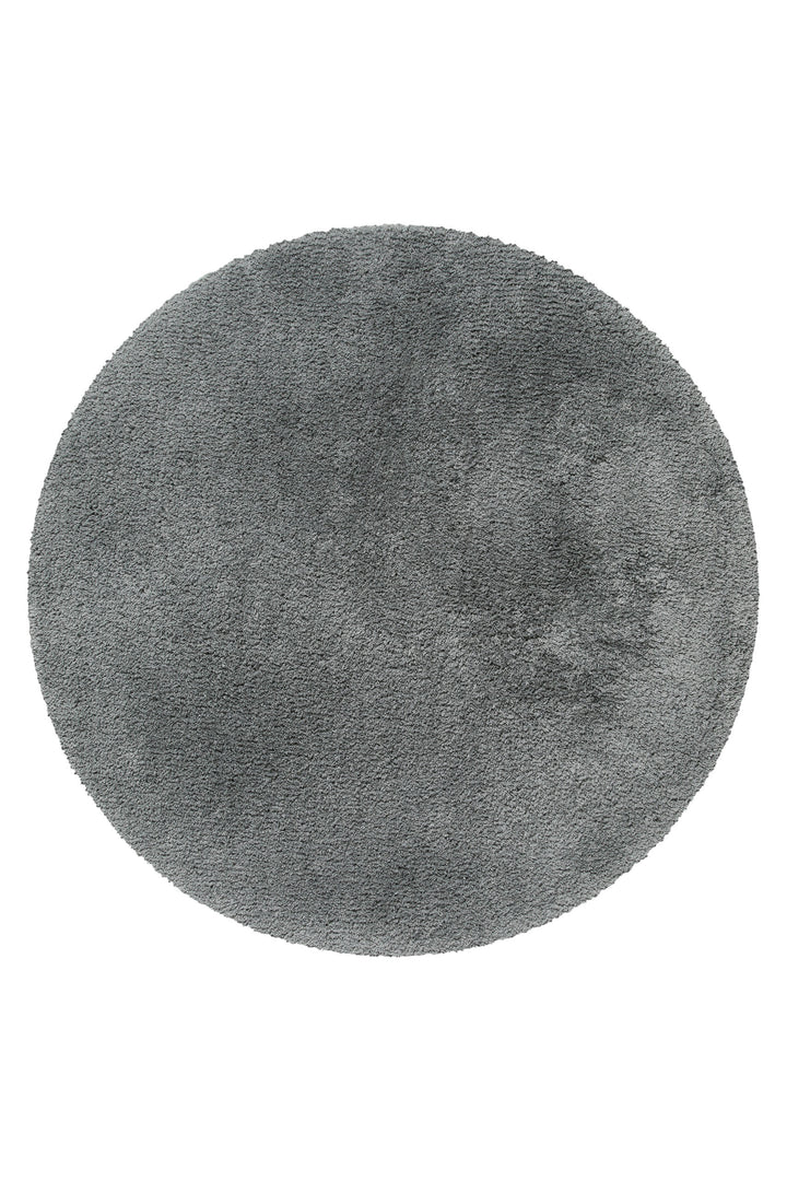 Porto Azzurro Badteppich schiefer grau Hochflor rund