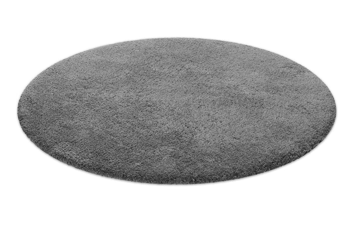 Porto Azzurro Badteppich schiefer grau Hochflor rund