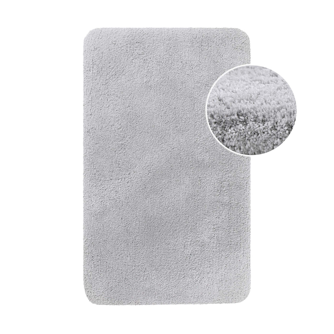 Porto Azzurro Badteppich licht grau Hochflor rechteckig