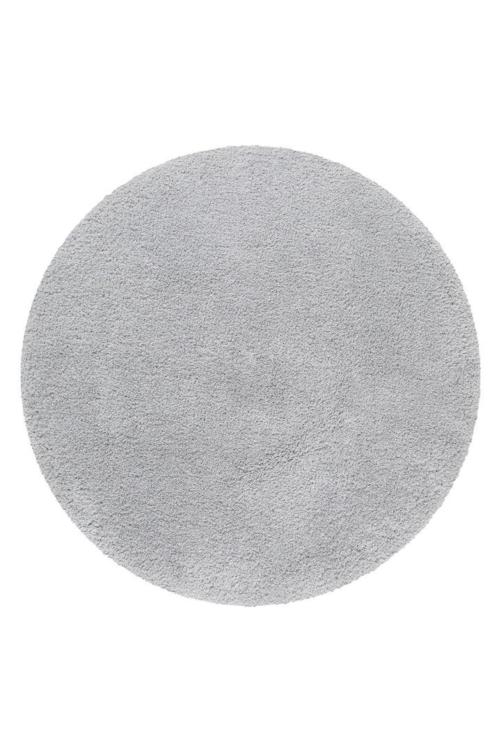 Porto Azzurro Badteppich licht grau Hochflor rund