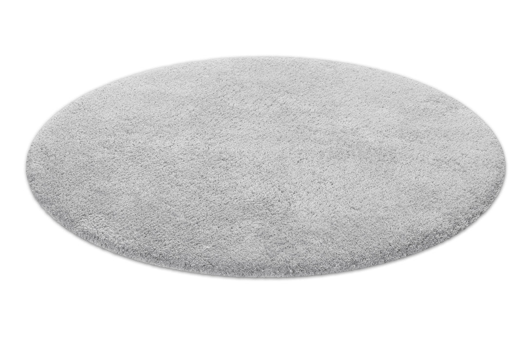 Porto Azzurro Badteppich licht grau Hochflor rund