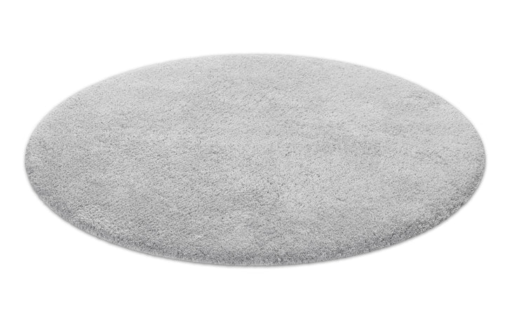 Porto Azzurro Badteppich licht grau Hochflor rund