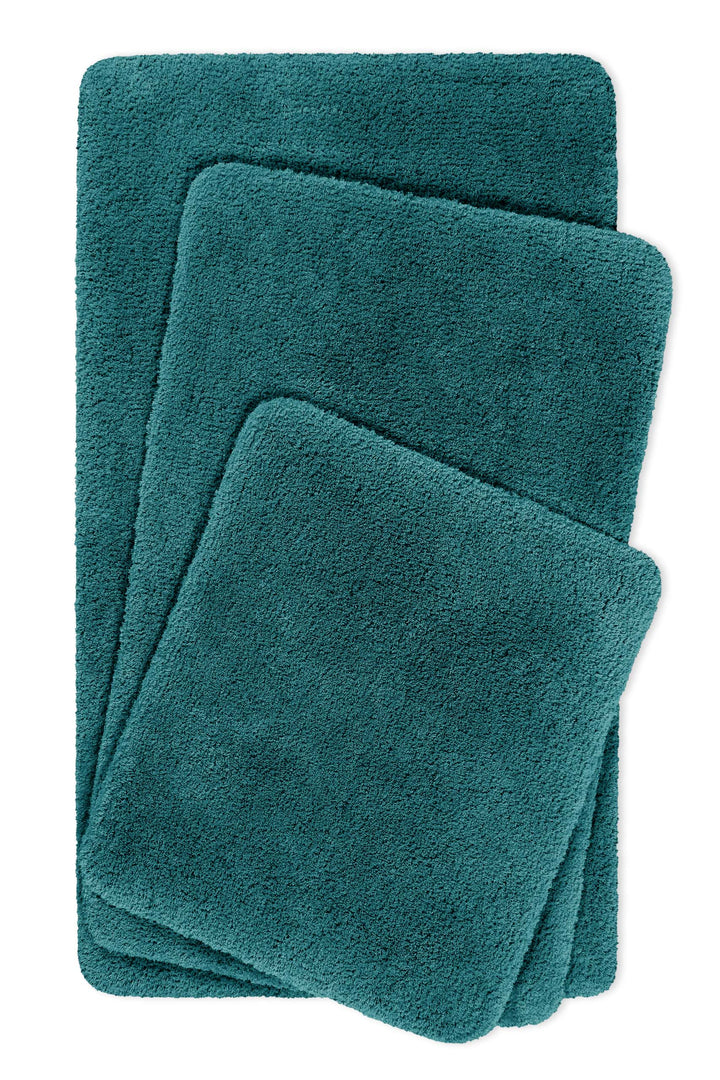 Porto Azzurro Badteppich petrol grün Hochflor rechteckig