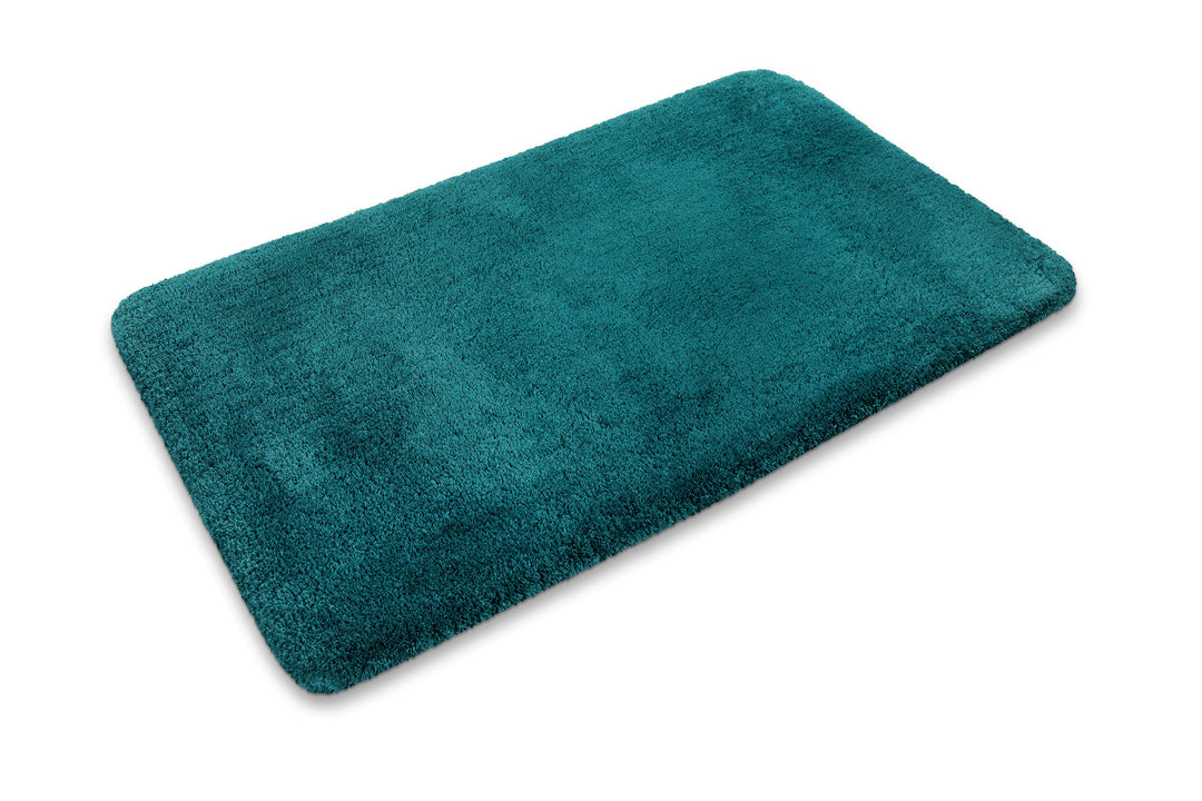 Porto Azzurro Badteppich petrol grün Hochflor rechteckig
