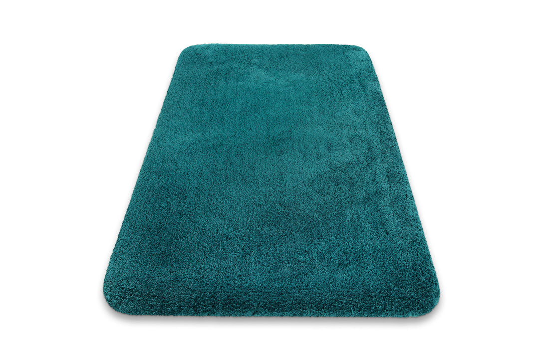 Porto Azzurro Badteppich petrol grün Hochflor rechteckig