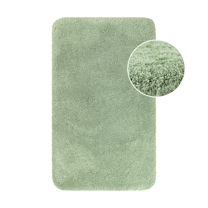 Porto Azzurro Badteppich lind grün Hochflor rechteckig