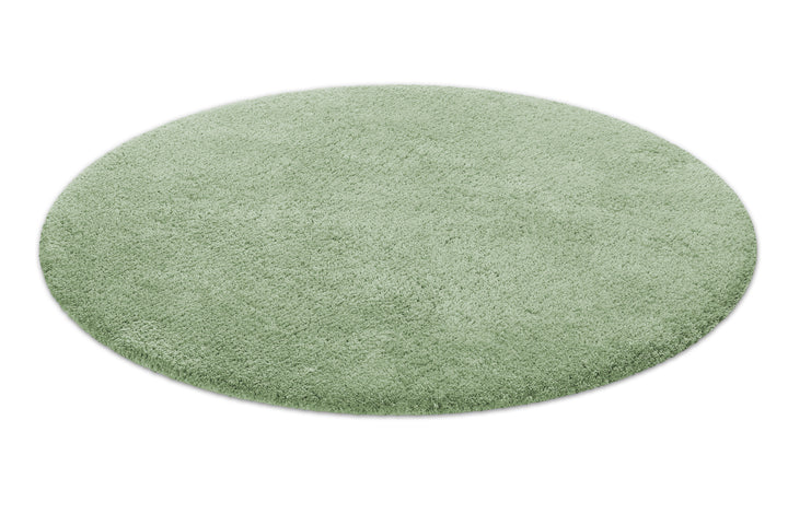 Porto Azzurro Badteppich lind grün Hochflor rund