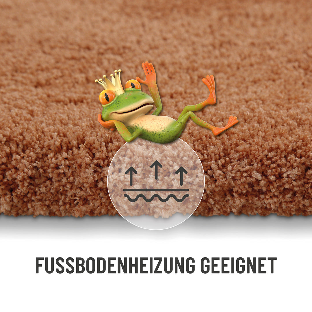 Porto Azzurro Badteppich terracotta Hochflor rechteckig