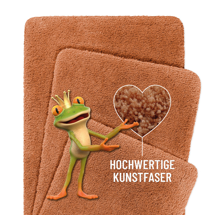 Porto Azzurro Badteppich terracotta Hochflor rechteckig