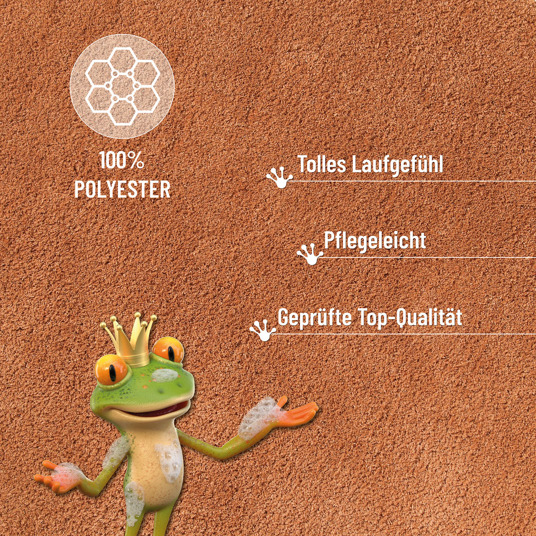 Porto Azzurro Badteppich terracotta Hochflor rechteckig